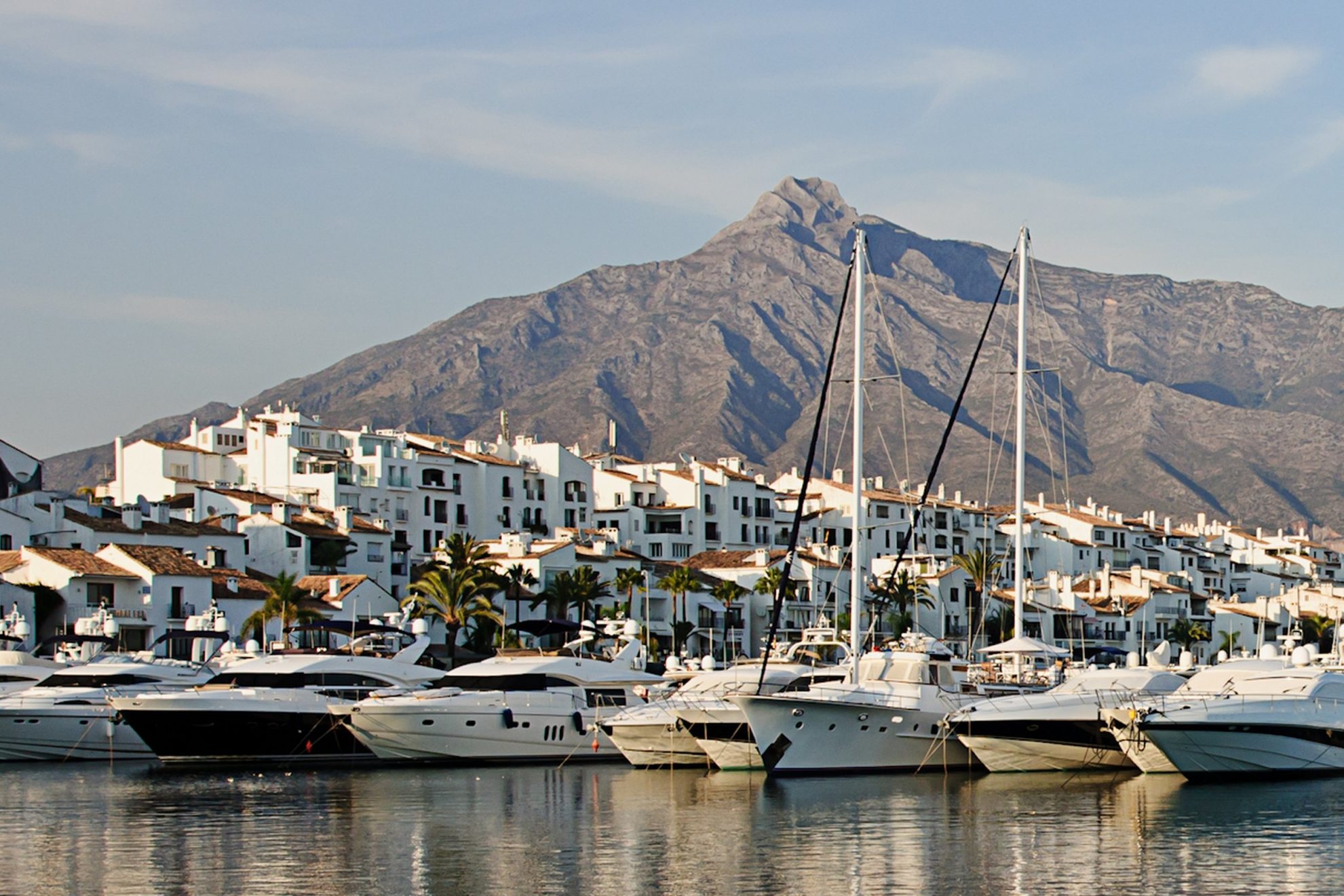 View of Marbella luxury destination Costa del Sol