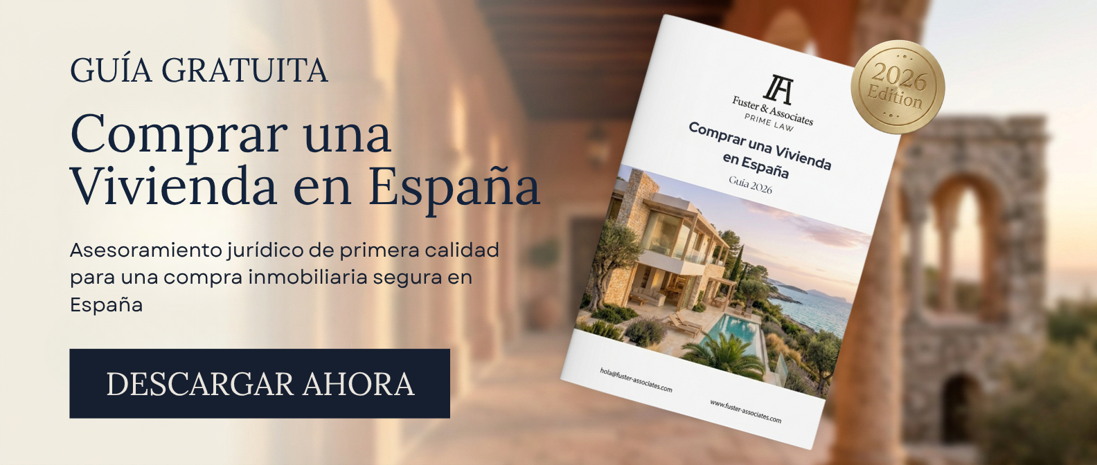 Banner Compra de inmuebles en España Horizontal 3 - Fuster & Associates