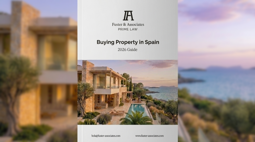 Portada Spanish Property Purchase Guide 2026 - Fuster Associates