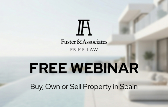 Portada post webinar: Buy, Own or Sell Property in Spain - Fuster & Associates