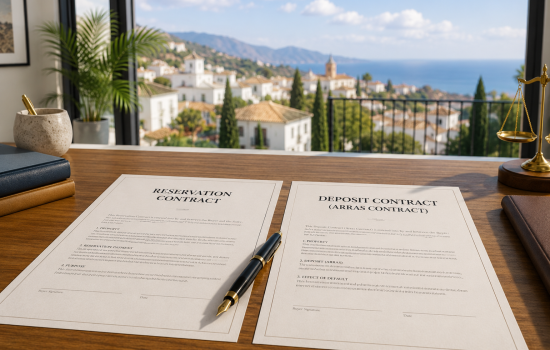 Reservation contract vs. deposit contract - Fuster & Associates